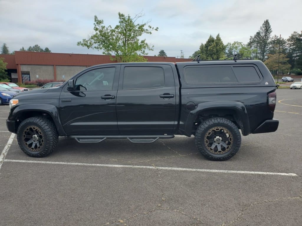 2017 Toyota Tundra with 20x9 wheels