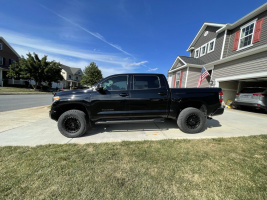 2021 Toyota Tundra with 18x9 wheels