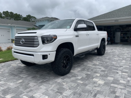 2017 Toyota Tundra with 18x9 wheels