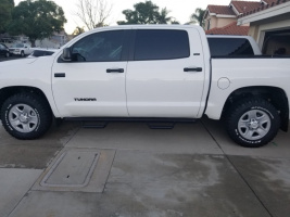 2021 Toyota Tundra with 18x8 wheels