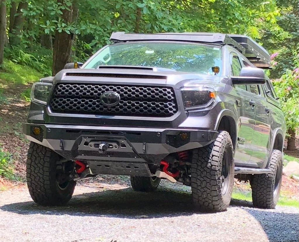 2020 Toyota Tundra with 18x9 wheels