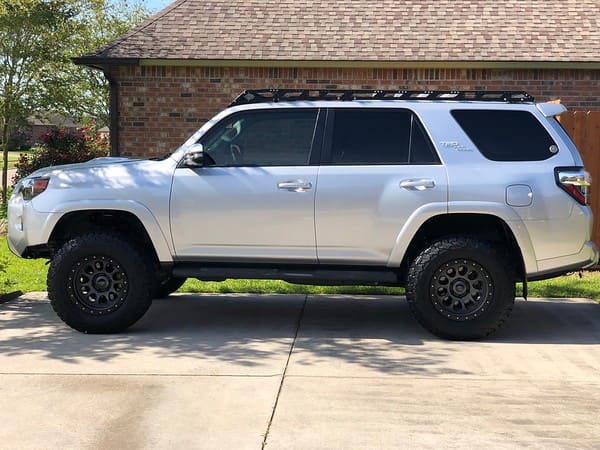 2017 Toyota 4Runner with 17x9 wheels