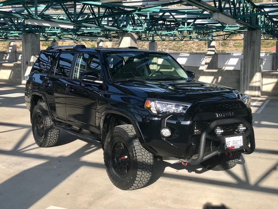 2018 Toyota 4Runner with 17x7 wheels