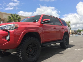 2019 Toyota 4Runner with 17x7 wheels