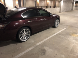 2014 Nissan Maxima with 20x9.5 wheels