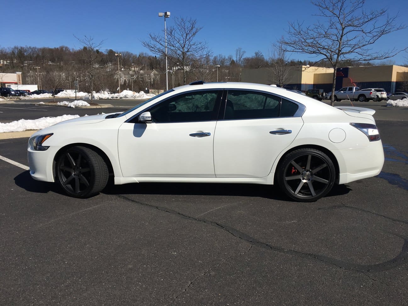 2014 Nissan Maxima with 20x9 wheels