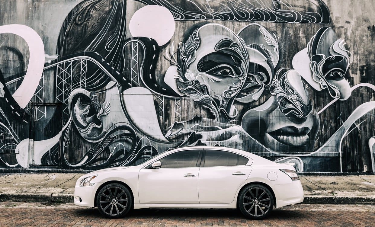 2014 Nissan Maxima with 20x9 wheels