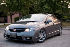 2012 Honda Civic with 17x7 wheels