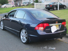 2012 Honda Civic with 18x8.5 wheels