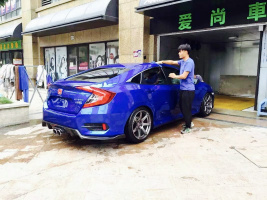 2016 Honda Civic with 19x9.5 wheels