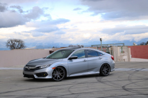 2016 Honda Civic with 19x9.5 wheels