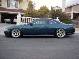 1995 Nissan S14 with 17x9 SSR Professor SP1 wheels