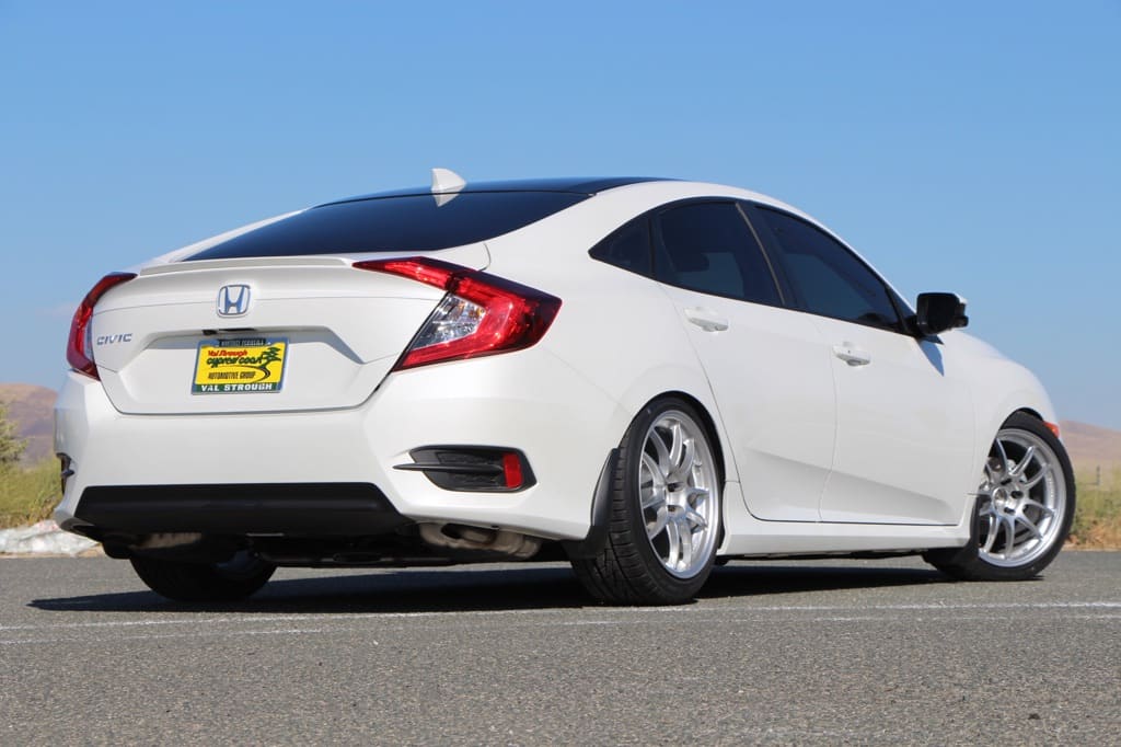2017 Honda Civic with 18x8.5 wheels