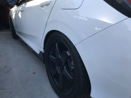 2017 Honda Civic with 19x8.5 wheels