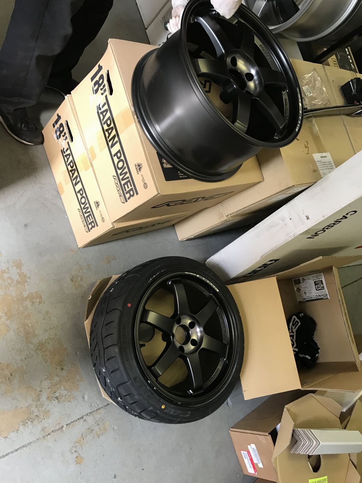 2016 Honda Civic with 18x9.5 wheels