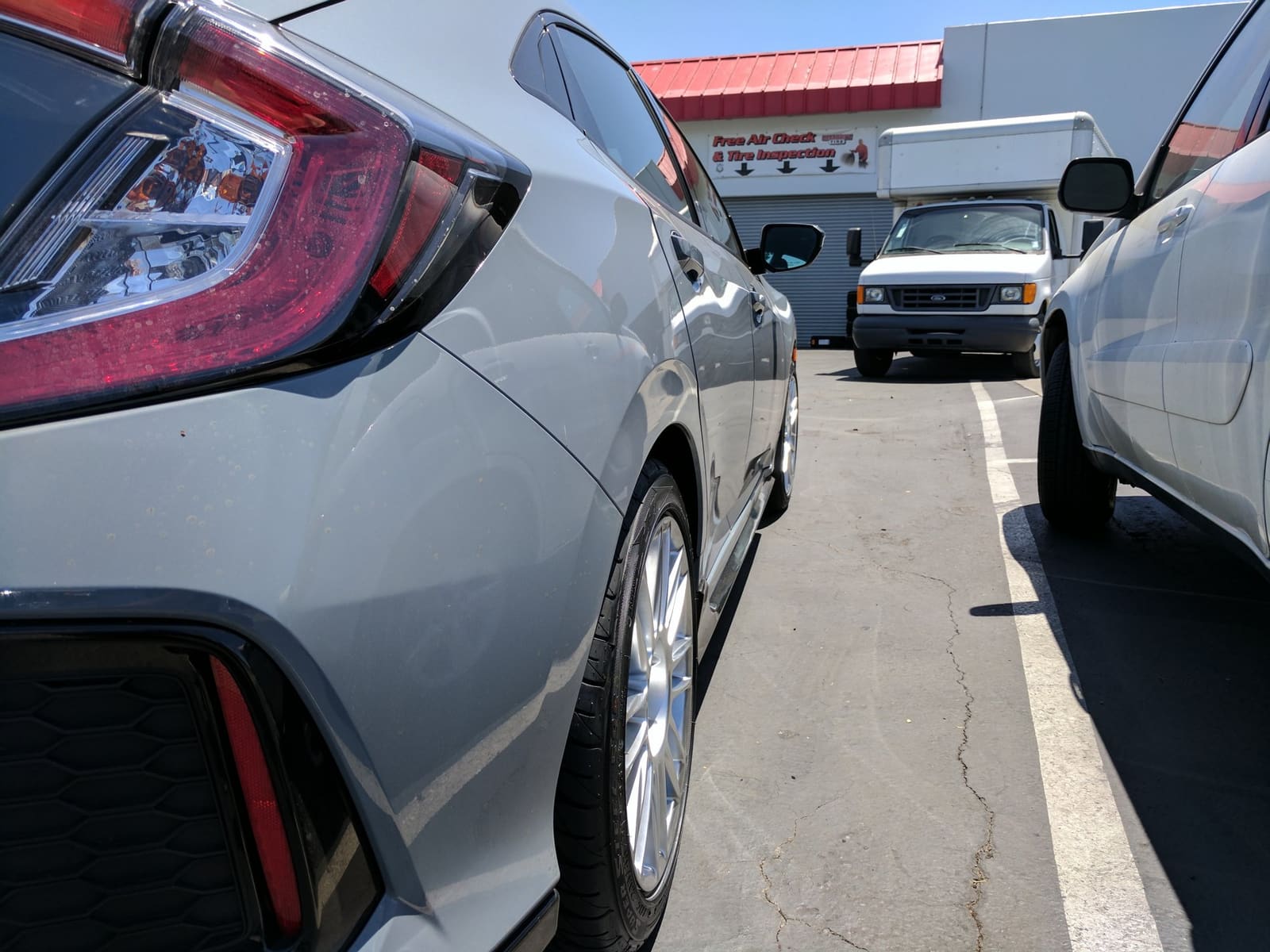 2016 Honda Civic with 17x8.5 wheels