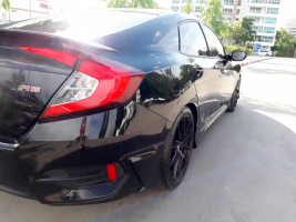 2017 Honda Civic with 18x8 wheels