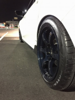 2017 Honda Civic with 18x9.5 wheels