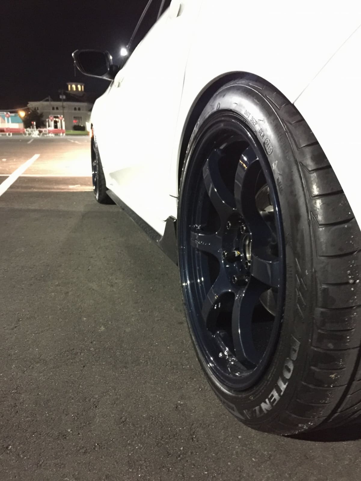 2017 Honda Civic with 18x9.5 wheels