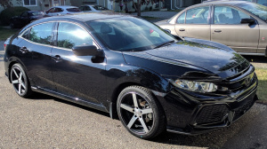 2017 Honda Civic with 18x8 wheels