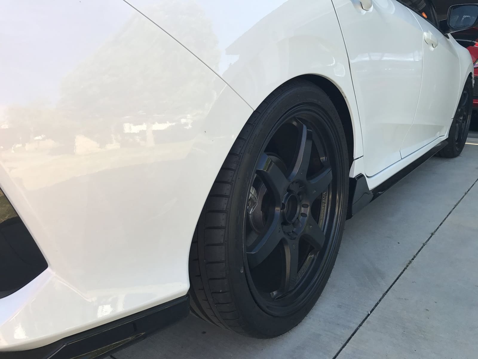 2017 Honda Civic with 19x8.5 wheels
