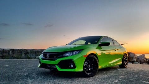 2017 Honda Civic with 18x8.5 wheels