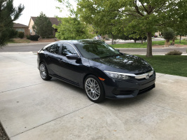 2017 Honda Civic with 19x8.5 wheels