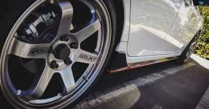 2017 Honda Civic with 18x8.5 wheels