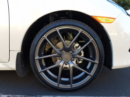 2017 Honda Civic with 19x8.5 wheels
