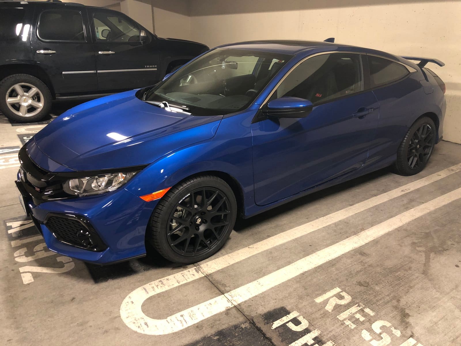 2017 Honda Civic with 18x8 wheels