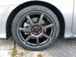 2017 Honda Civic with 18x8.5 wheels