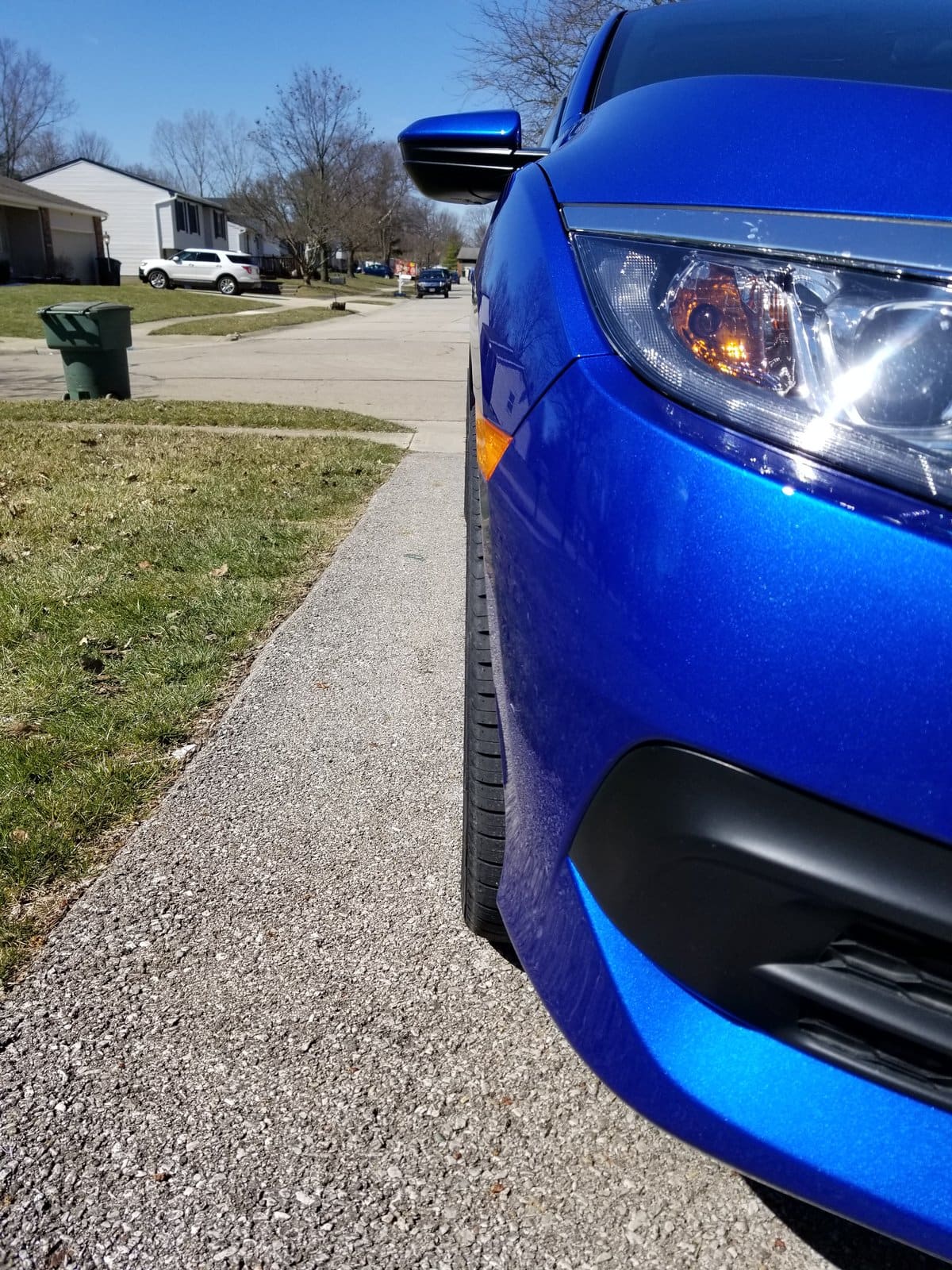 2018 Honda Civic with 19x8 wheels
