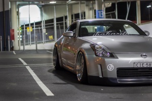 2003 Nissan 350Z with 19x9.5 varrstoen 1.1.2 wheels