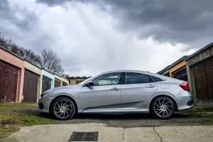 2018 Honda Civic with 18x8 wheels