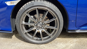 2017 Honda Civic with 19x8.5 wheels