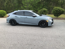 2018 Honda Civic with 18x8.5 wheels