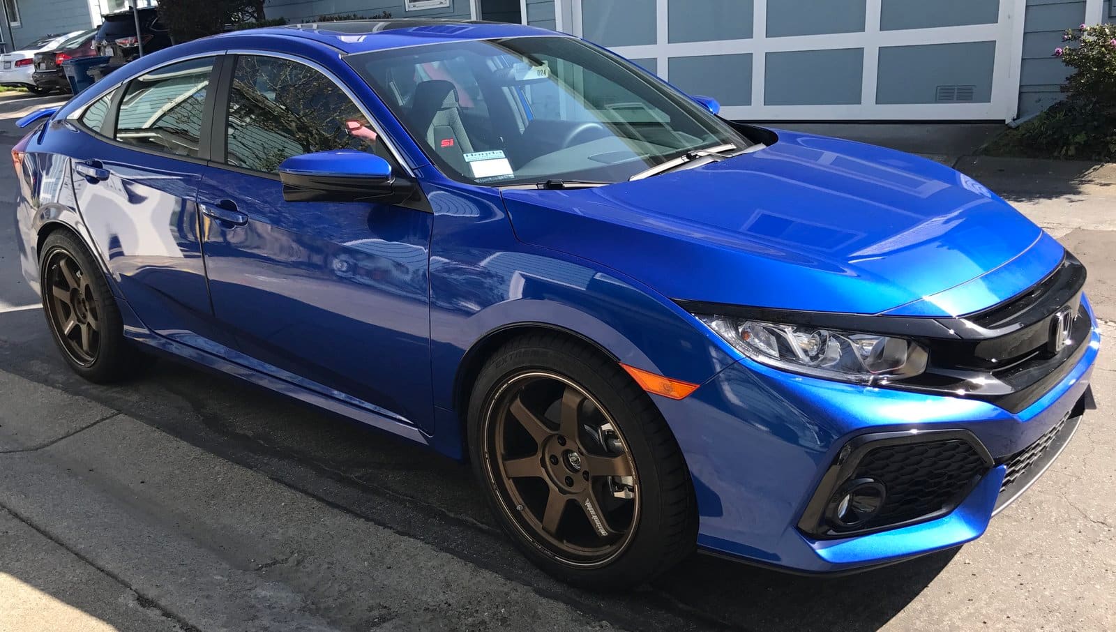 2018 Honda Civic with 19x9.5 wheels