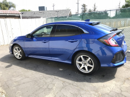 2016 Honda Civic with 17x8 wheels