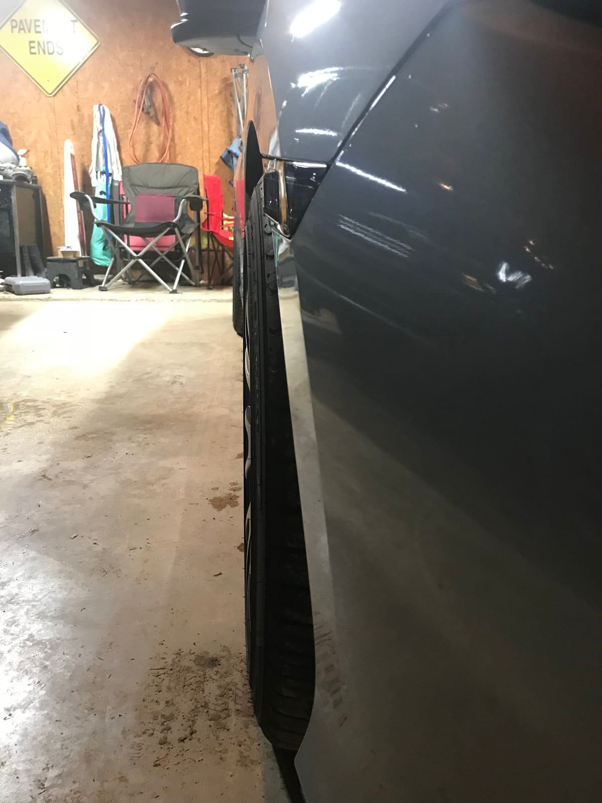 2018 Honda Civic with 18x8 wheels