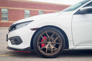 2016 Honda Civic with 18x8 wheels