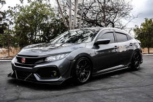 2018 Honda Civic with 18x9.5 wheels