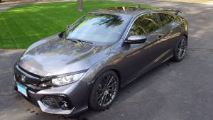 2018 Honda Civic with 18x8.75 wheels
