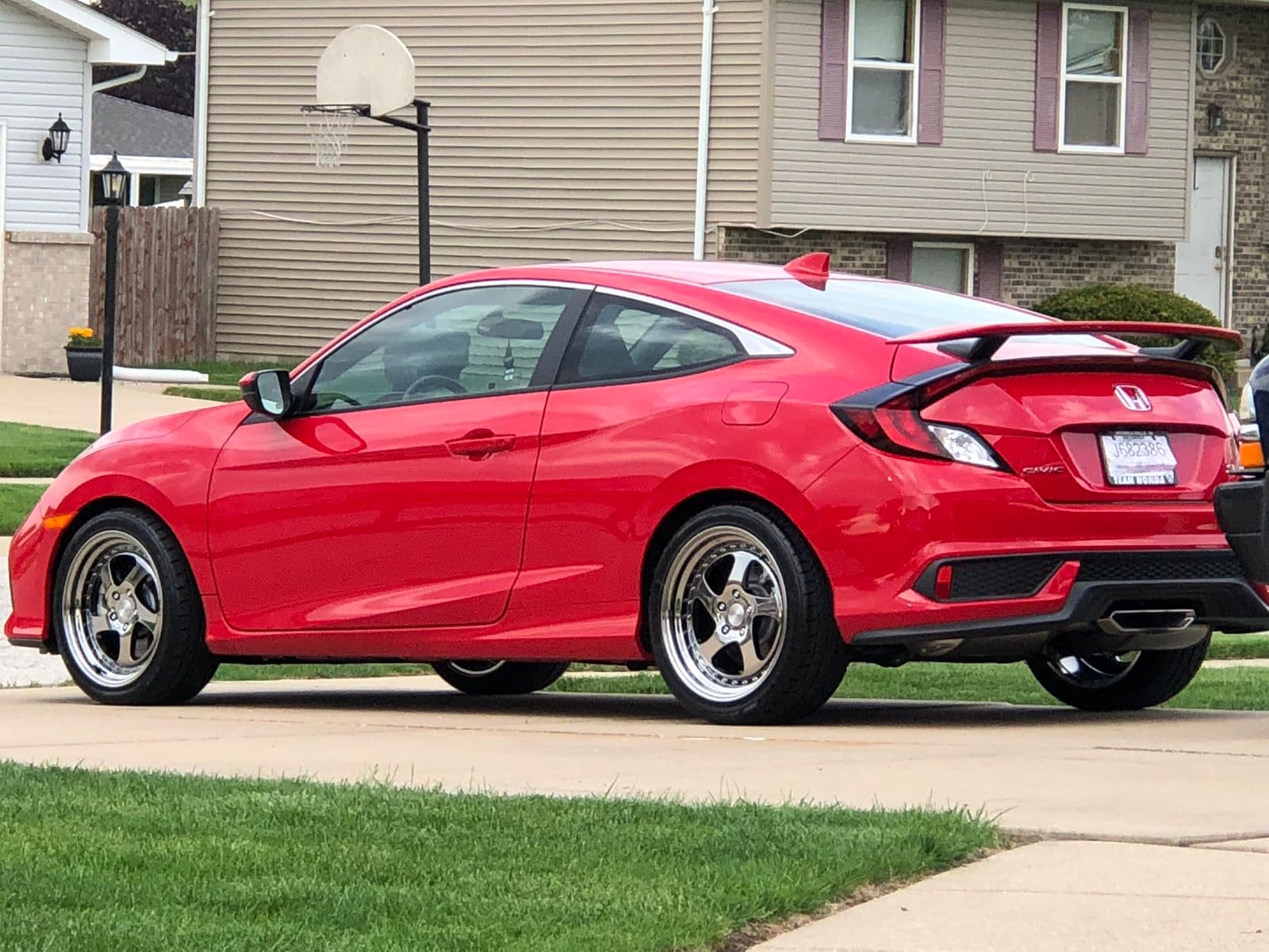 2018 Honda Civic with 18x8.5 wheels