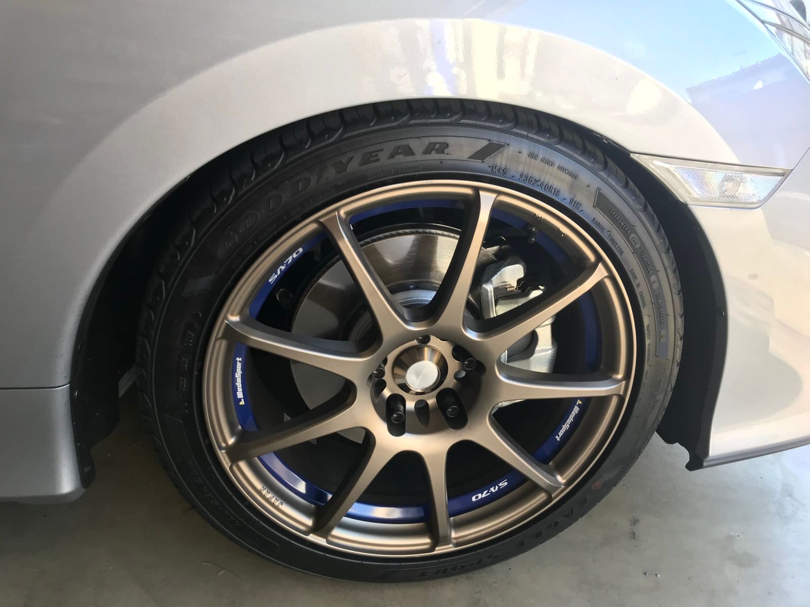 2018 Honda Civic with 18x8.5 wheels