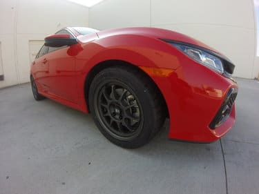 2018 Honda Civic with 17x8 FF10 wheels