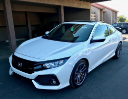 2018 Honda Civic with 18x8 wheels
