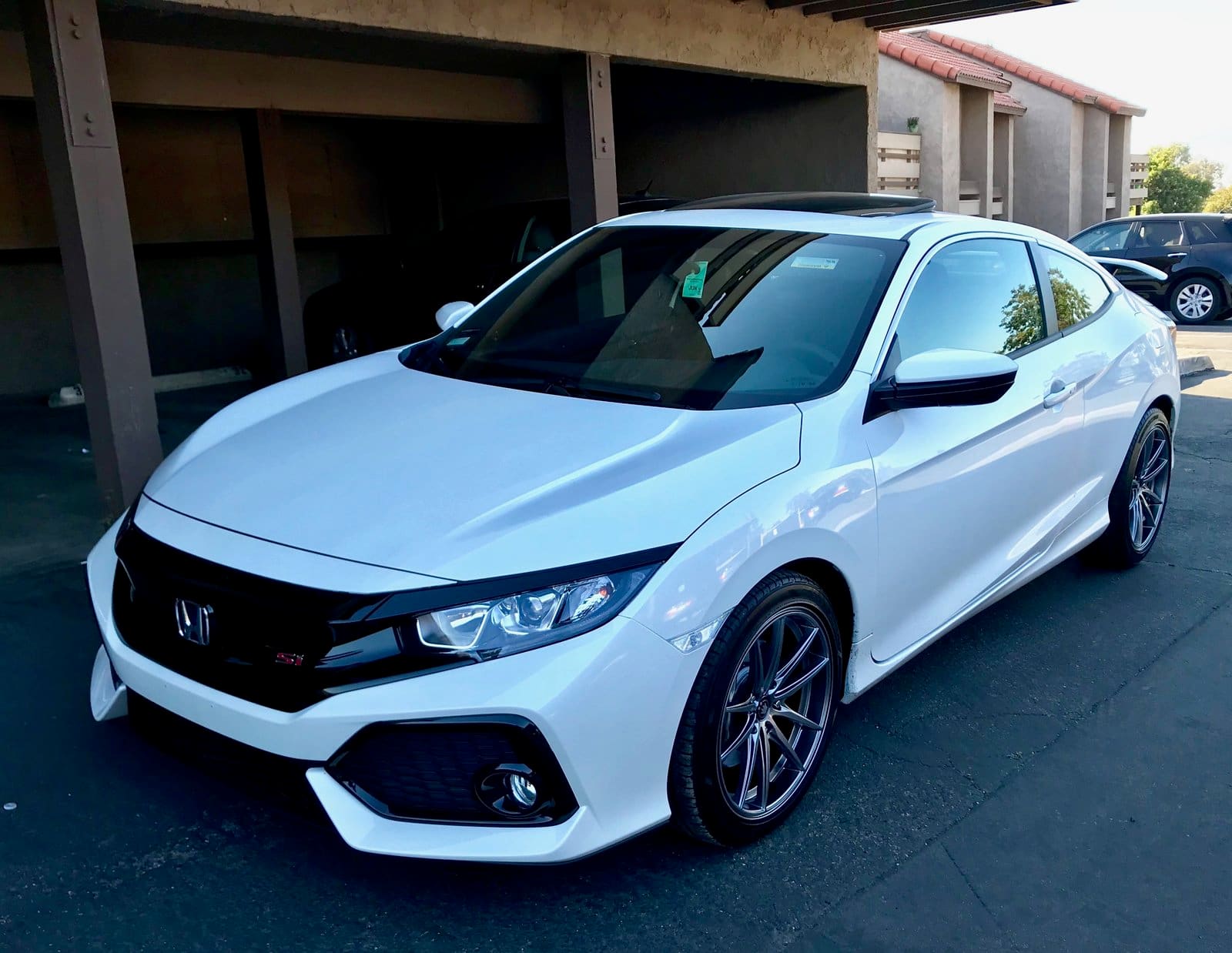 2018 Honda Civic with 18x8 wheels