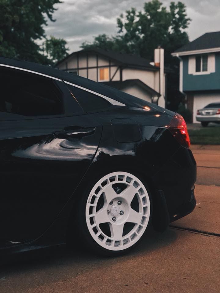 2018 Honda Civic with 18x9 wheels