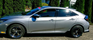 2018 Honda Civic with 18x8.5 wheels