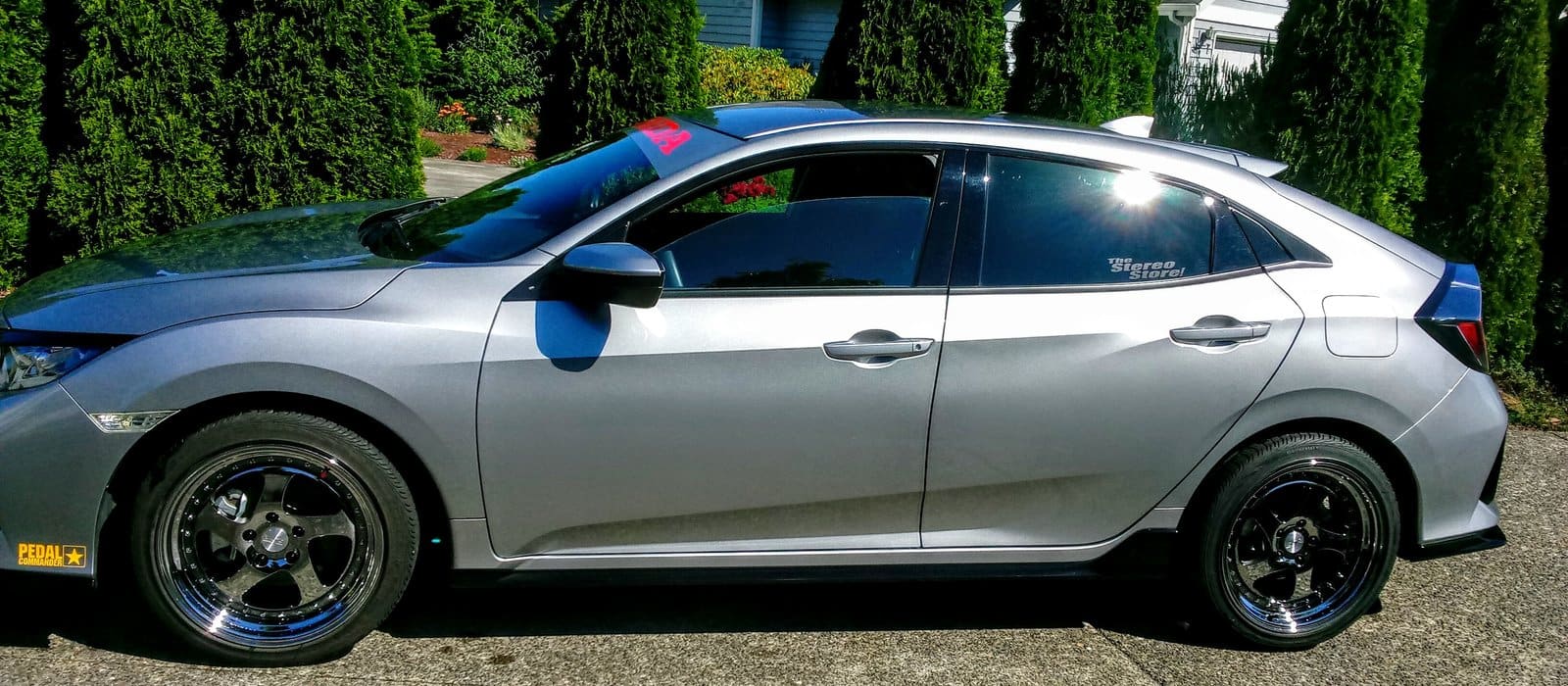 2018 Honda Civic with 18x8.5 wheels